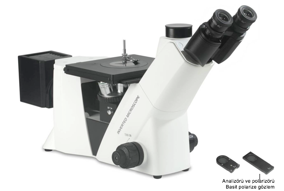 MDS400 Trinoküler İnvert Metal Mikroskop LWD P.A
