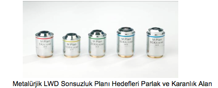 MDS400 Trinoküler İnvert Metal Mikroskop LWD P.A