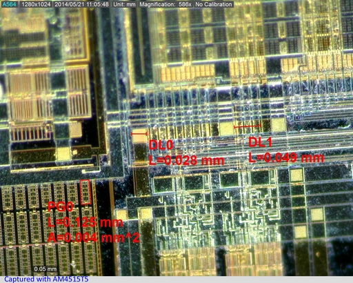 Dino-Lite AM4515T8 Edge Digital USB Mikroskop, 800x , Magnification Reading