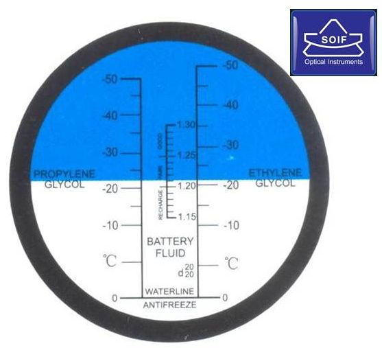 SOIF VBC2-T Akü ve Antifiriz Miktarı Ölçümü İçin El Tipi Refraktometre-ATC'li 