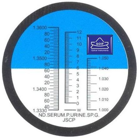 SOIF VUR2-T Serum Protein, Urine, Refraktive Index Ölçümü El Refraktometresi