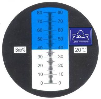 SOIF VBR80T El Tipi Refraktometre-0-80% Brix- ATC'li