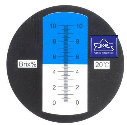 SOIF VBR10-T El Tipi Refraktometre- 0-10% Brix- ATC'li