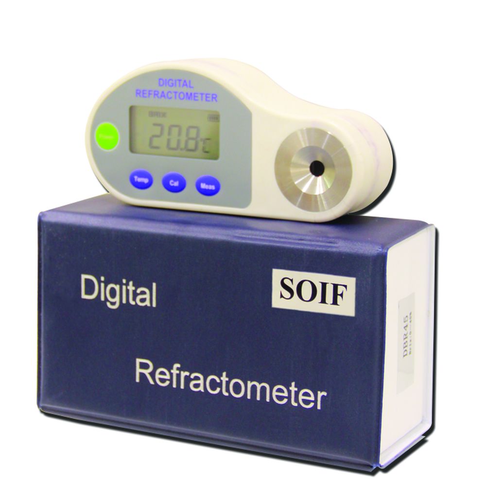 SOIF DBR45 Digital El Tipi Refraktometre-0~ 45% Brix, ATC'li, 