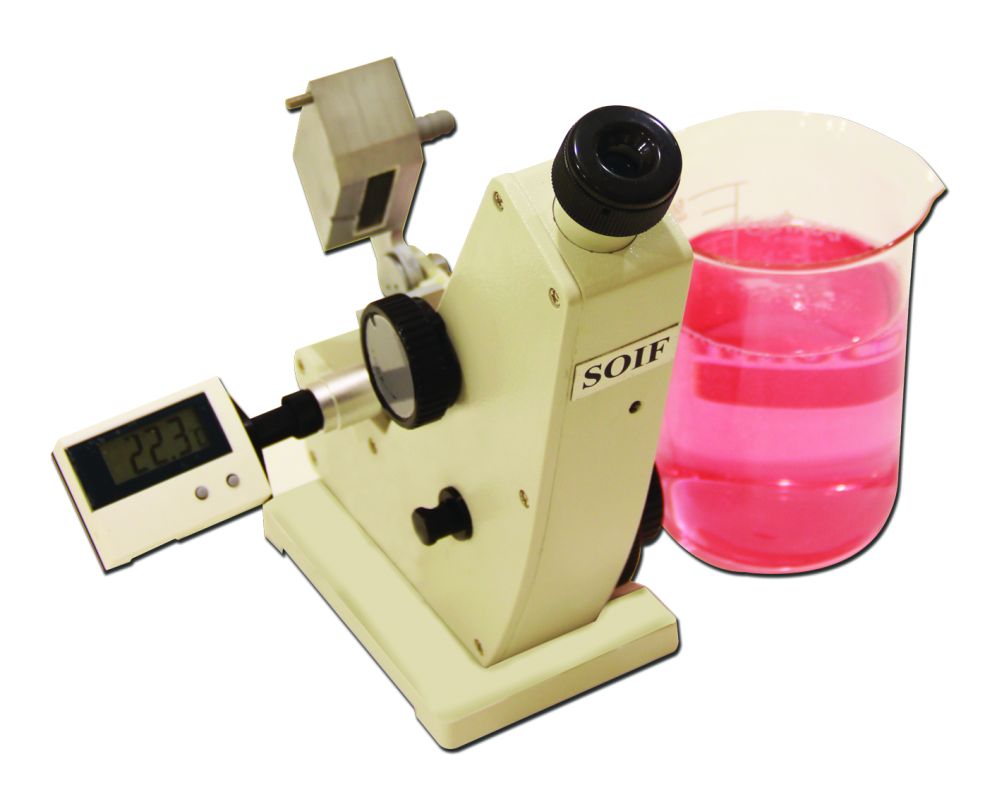SOIF 2WAJ Analog Masaüstü Abbe Refraktometre -nD: 1.300-1.700/0-95% Brix