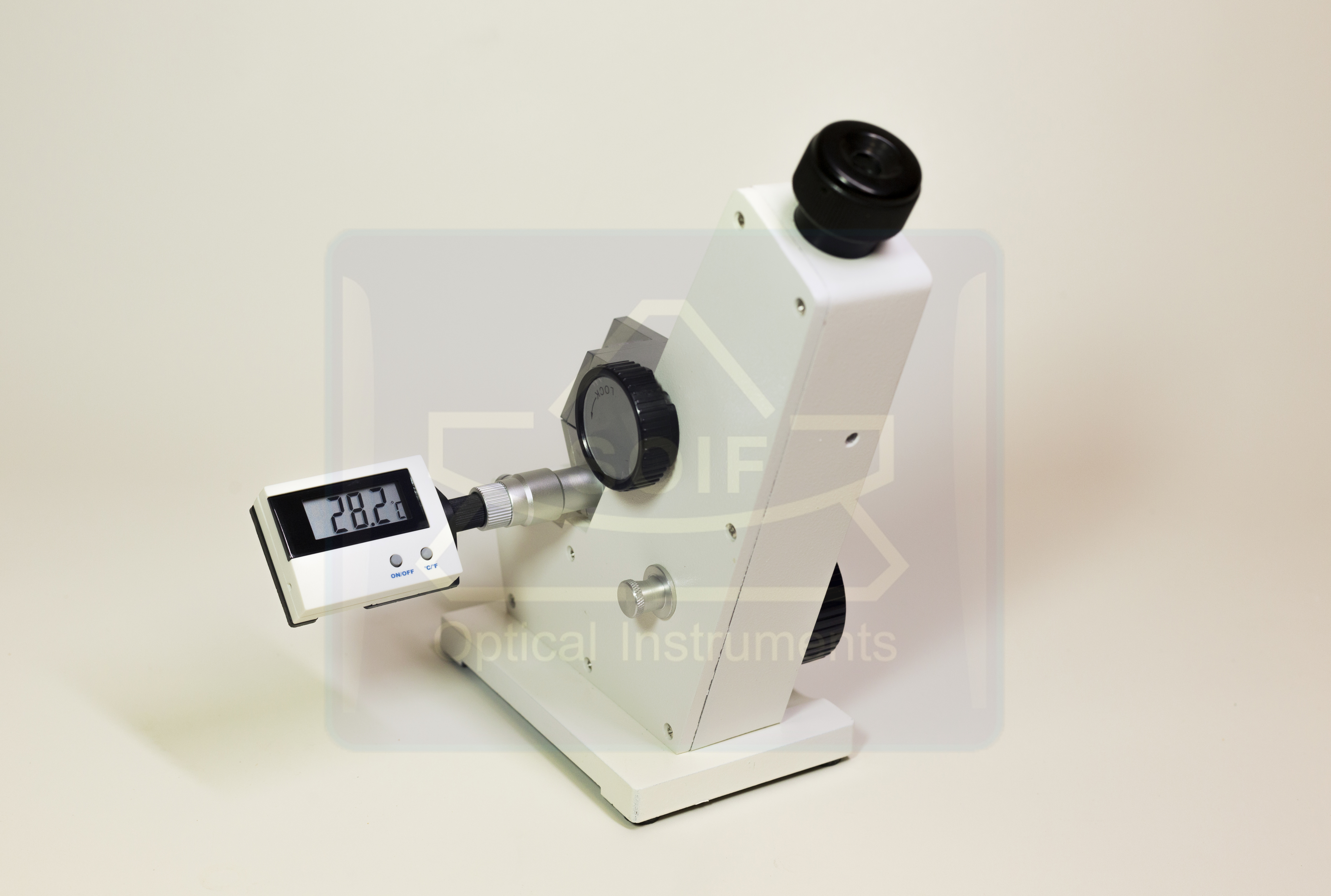 SOIF 2WAJ Analog Masaüstü Abbe Refraktometre -nD: 1.300-1.700/0-95% Brix