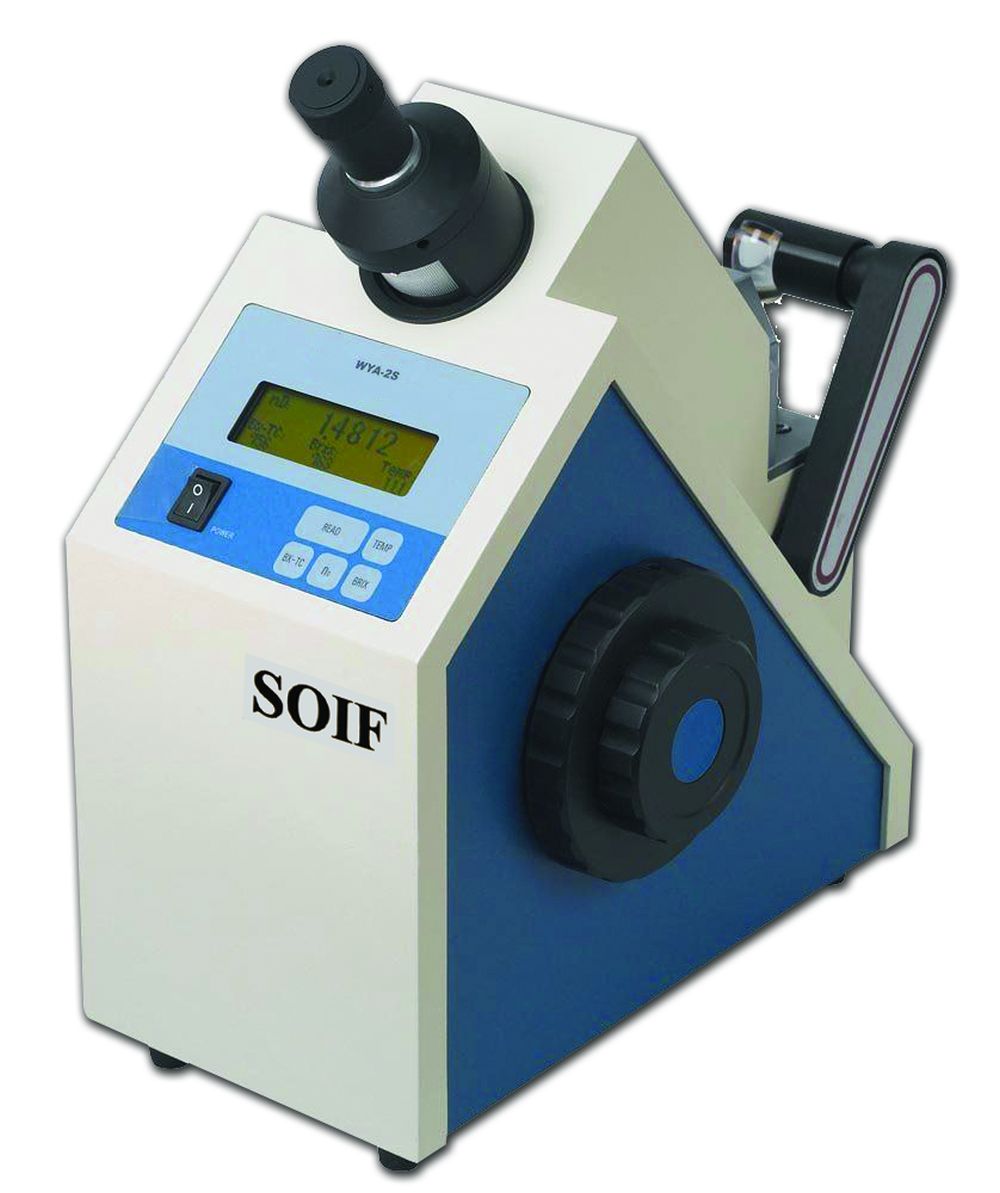 SOIF WYA-2S Dijital Masaüstü Abbe Refraktometre -nd: 1.300-1.700/0-95% Brix-
