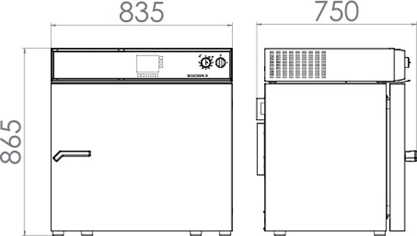 M 115 Mekanik Konveksiyonlu Gelişmiş Program Fonksiyonlu Kurutma ve Isıtma Fırını
