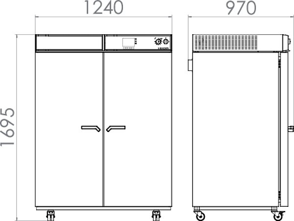 M 720 Mekanik Konveksiyonlu Gelişmiş Program Fonksiyonlu Kurutma ve Isıtma Fırını