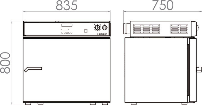 FDL 115 Doğal Konveksiyonlu Kurutma ve Isıtma Fırını