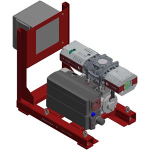 COMBI RU 1454 with R5 RD 0240 A single-stage rotary vane pump and HiLobe 2104 roots pump