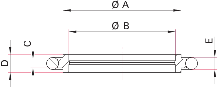 Ekranlı Merkezleme Halkası – DN 10 ISO-KF (Paslanmaz Çelik / FKM)