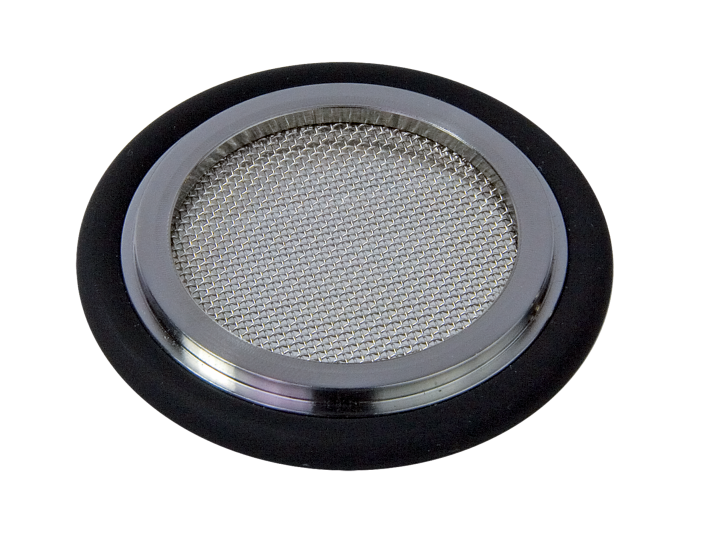 Ekranlı Merkezleme Halkası – DN 10 ISO-KF (Paslanmaz Çelik / FKM)