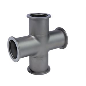 Çapraz Parça (Cross Piece) – DN 25 ISO-KF (Paslanmaz Çelik 1.4301 / AISI 304)