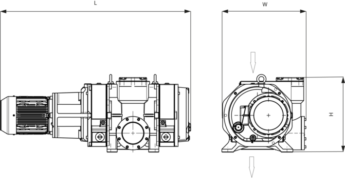 PANDA WV 2400 A Root Pump
